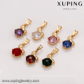 32875 Xuping luxury top grade gold pendant pave single ruby latest gold jewellery designs